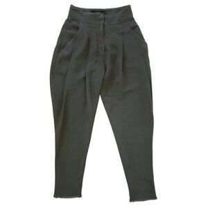 URBAN ZEN high waist pleated pants sz XS tapered leg NWOT Donna Karan